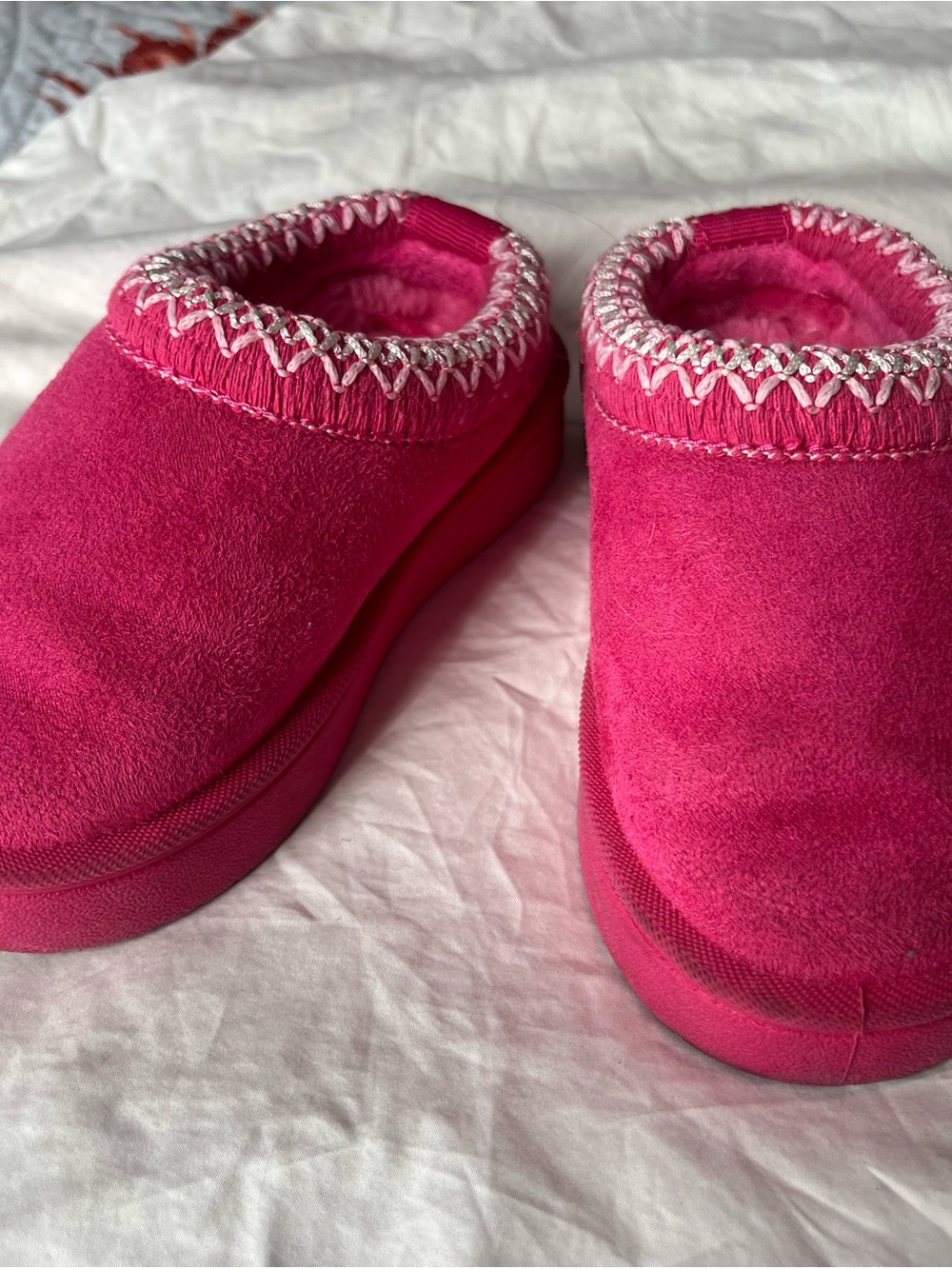 Hurley Kids Hot Pink Slip-On Moccasin Shoes